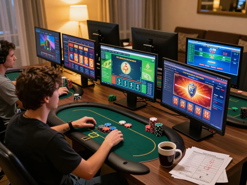 Engaging in strategic gameplay at rik vip online casino from a comfortable home setting