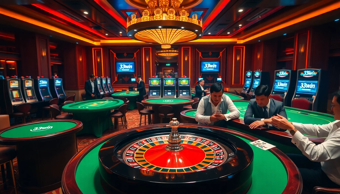 Experience the excitement of 33win with thrilling casino games and luxurious gaming ambiance.