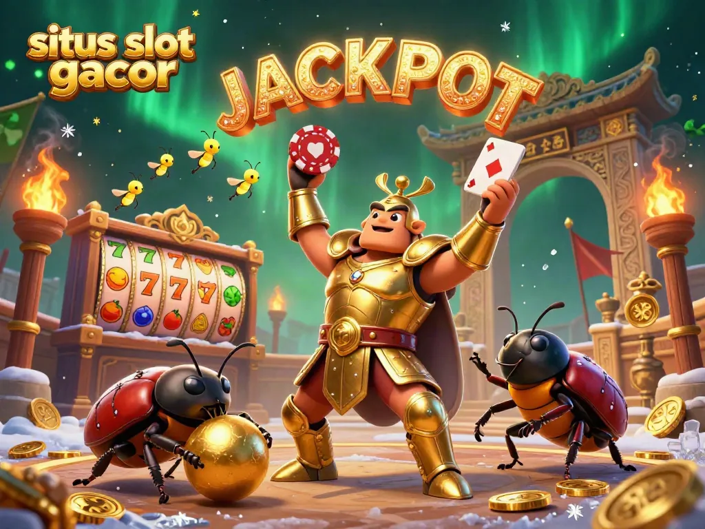 Lift the jackpot with situs slot gacor as a heroic beetle dominates the gaming arena.