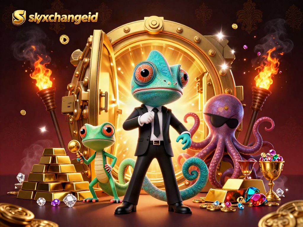 Experience thrilling betting on skyxchangeid with the secret agent chameleon and friends.