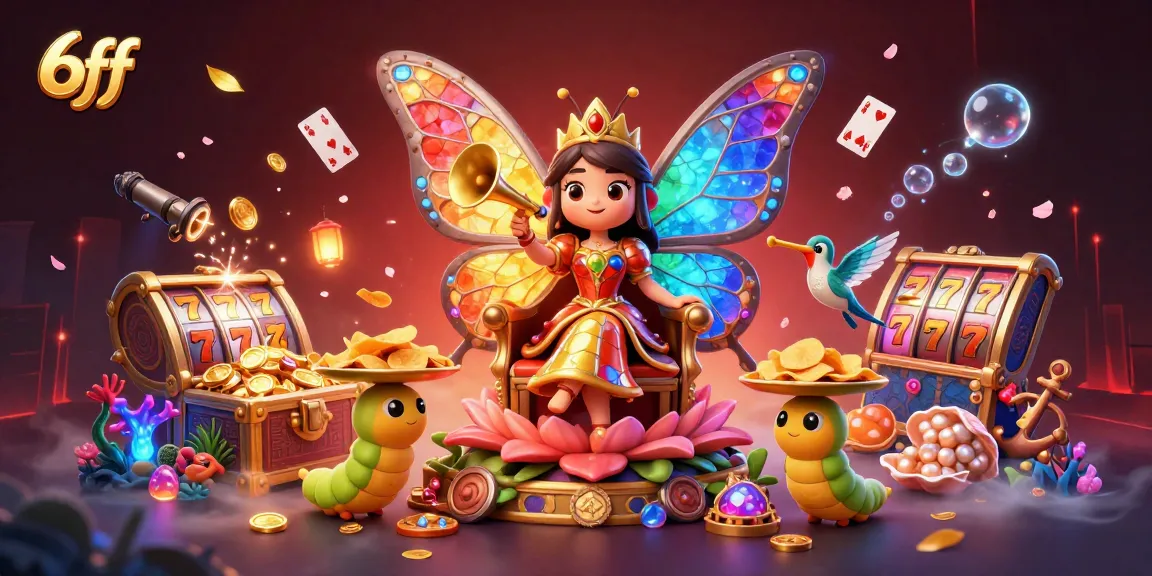 Experience the thrilling world of 6ff casino gaming, featuring vibrant characters and dazzling slot elements.