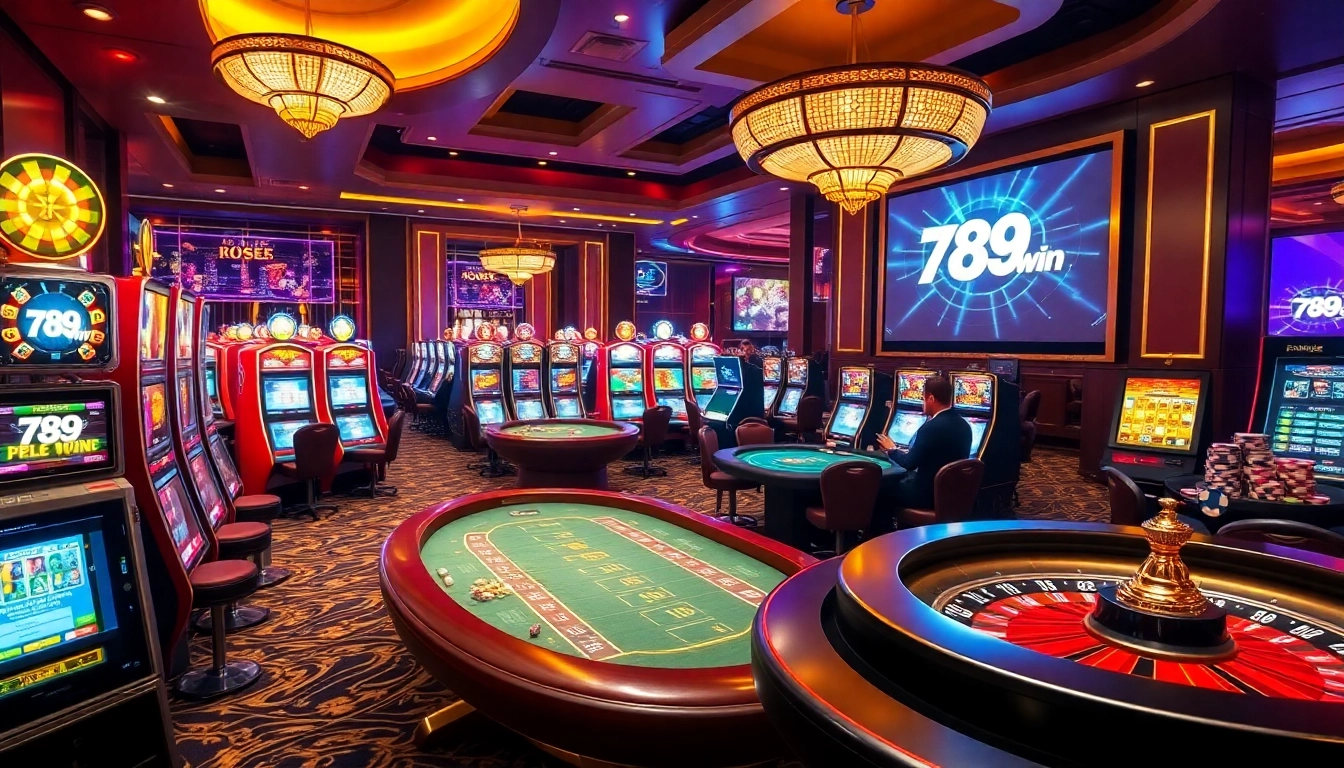 Experience the thrilling dynamics of gambling at 789win, with lively slots and poker tables.