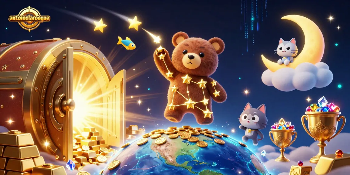 Experience the thrill of winning with antoinelarocque's dazzling treasure vault and imaginative characters.