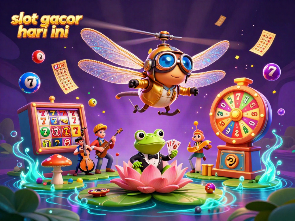 Experience the excitement of slot gacor hari ini with vibrant 3D casino characters and games.