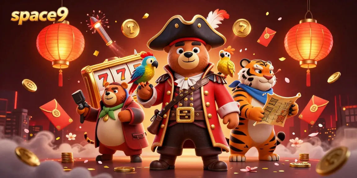Experience the excitement at space9 casino with dynamic 3D gaming elements and colorful characters.