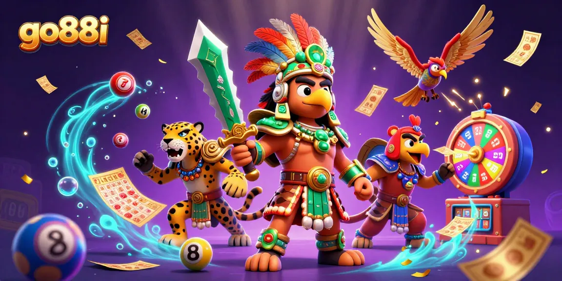 Spin jackpots effectively with go88i, showcasing vibrant lottery elements and dynamic prizes.