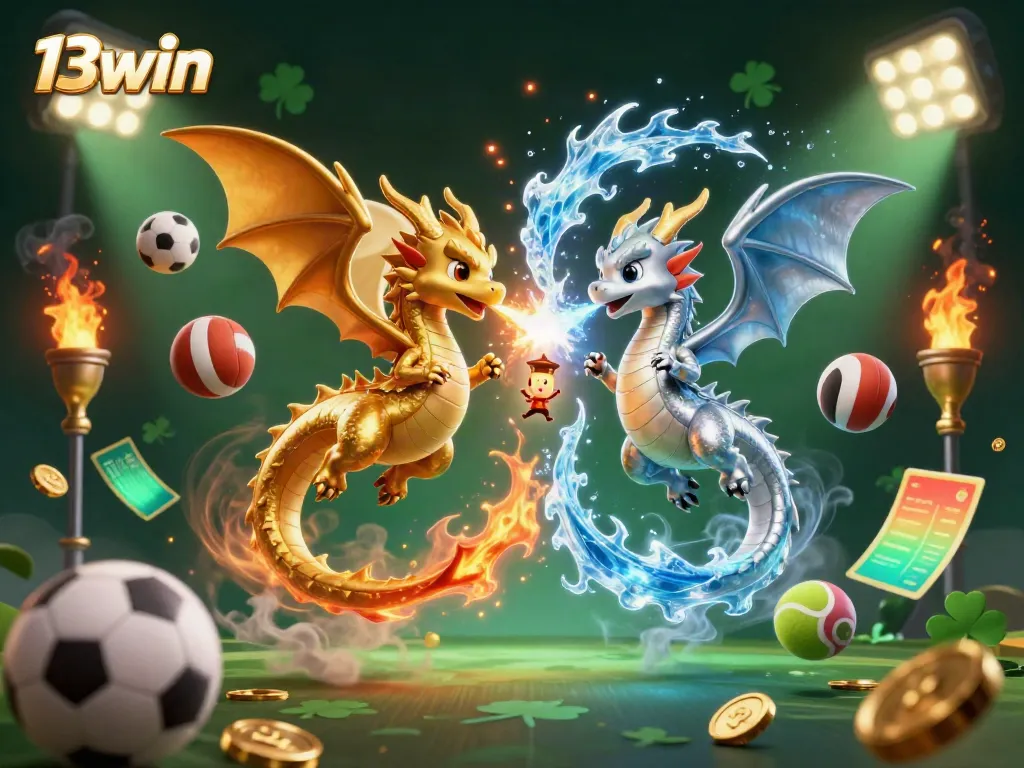 Engage in thrilling gameplay at 13win, featuring dynamic dragons and sports elements.