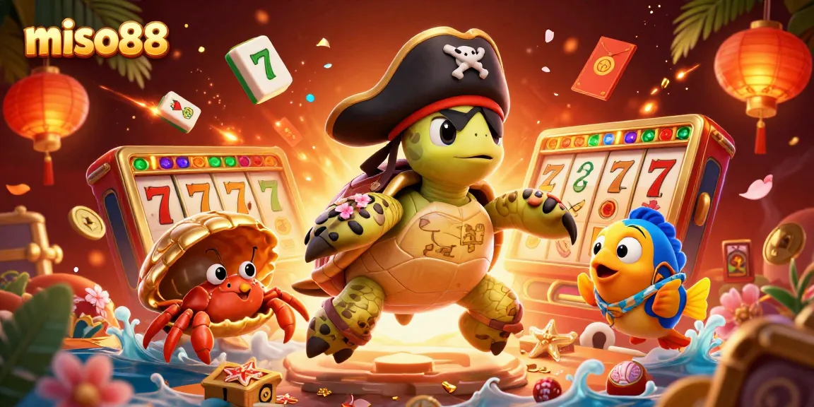 Miso88 unlocks big wins with vibrant 3D slot characters and impressive casino elements.