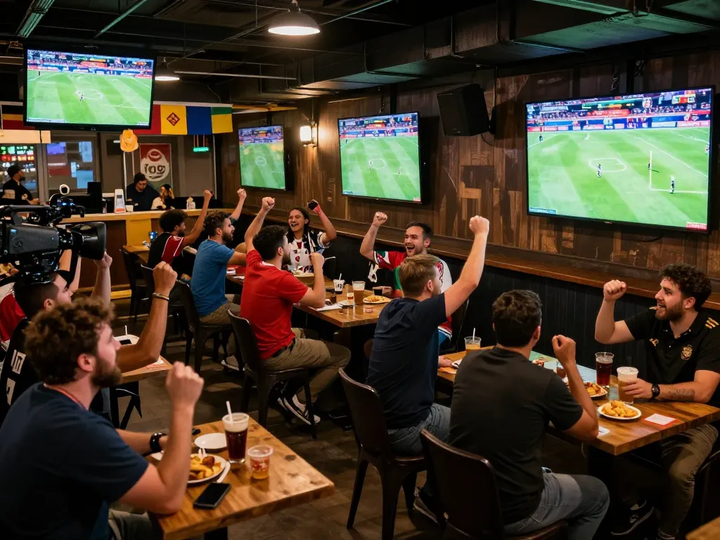 Experience Trực tiếp bóng đá socolive with thrilled fans enjoying live football matches together.